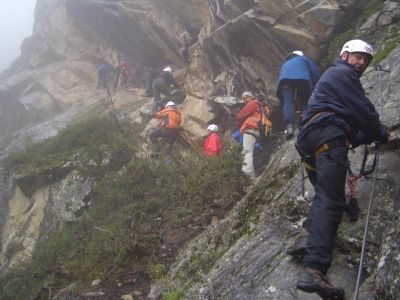 007-Im Klettersteig Lehner Wasserfal